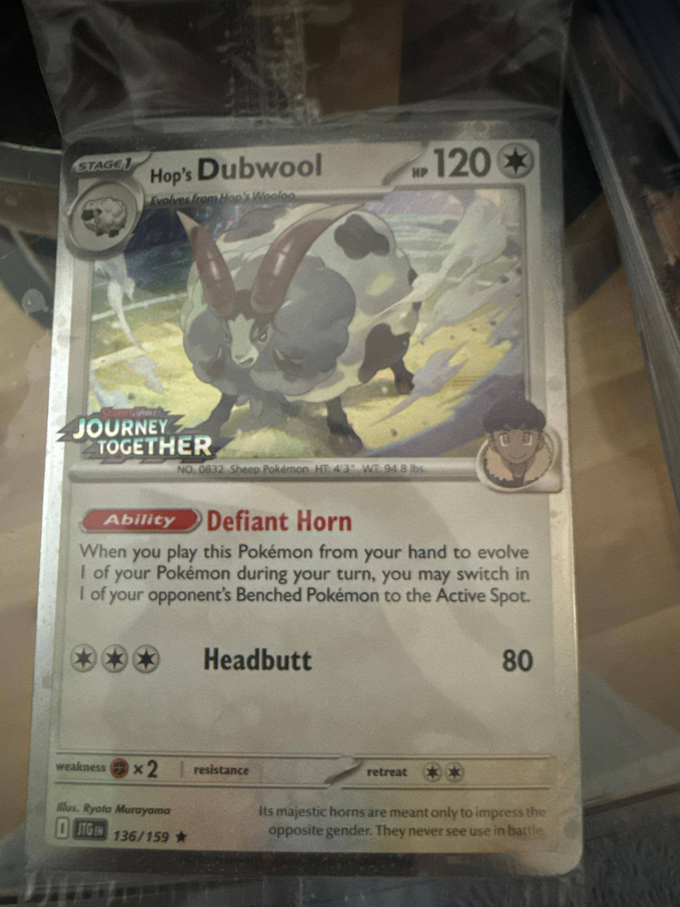 Pokmon TCG: SV09 Promo Card (Hop's Dubwool) 80-10093-101 - Best Buy