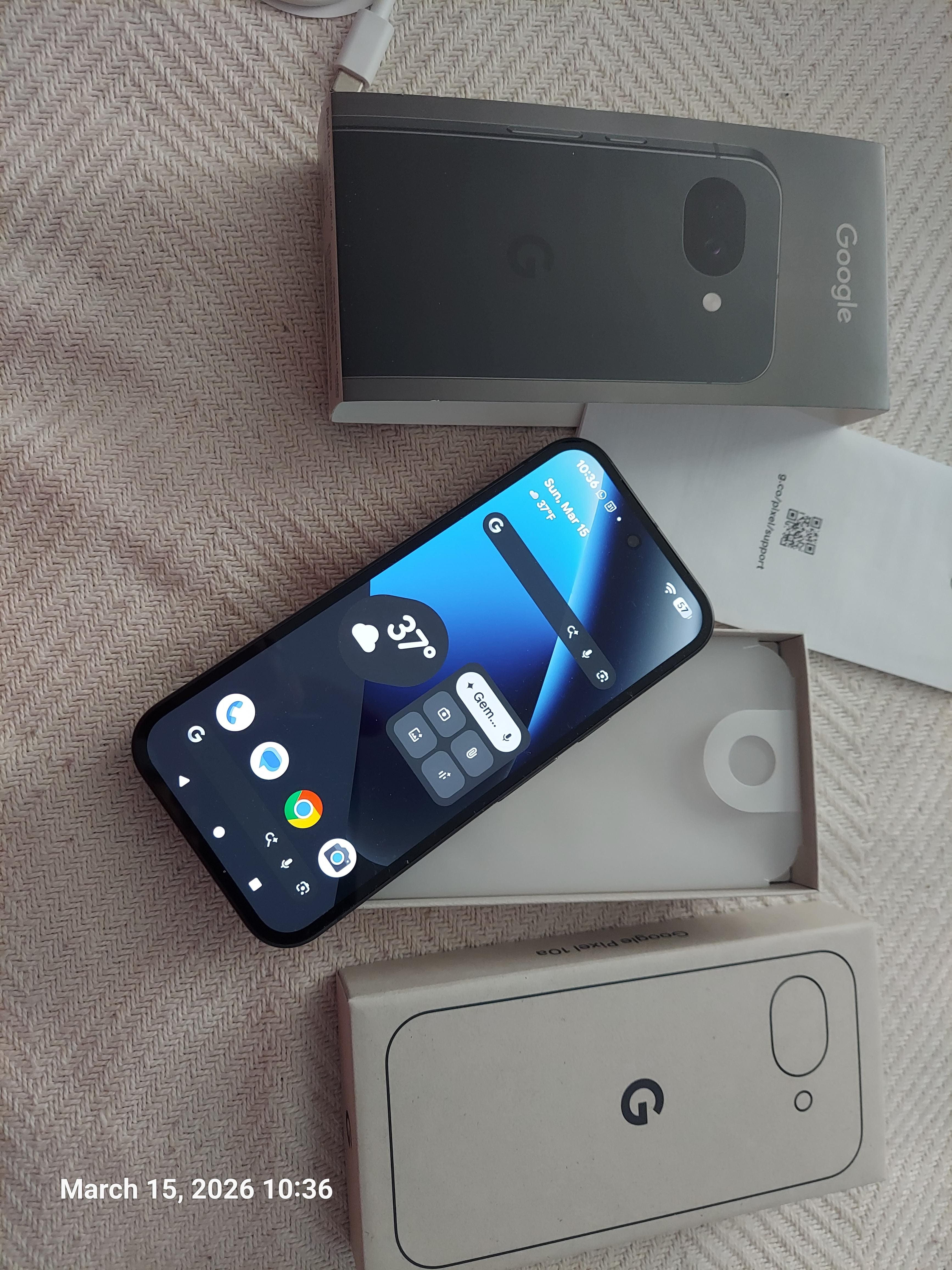 Google Pixel 10a 128GB (Unlocked) Fog GA09599-US - Best Buy