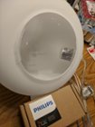 Glass gloss with lamp socket., click to load a larger version