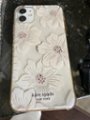 kate spade new york Protective Hard Shell Case for Apple® iPhone® 11 Pro  Max Cream With Stones/Hollyhock Floral Clear KSIPH-132-HHCCS - Best Buy