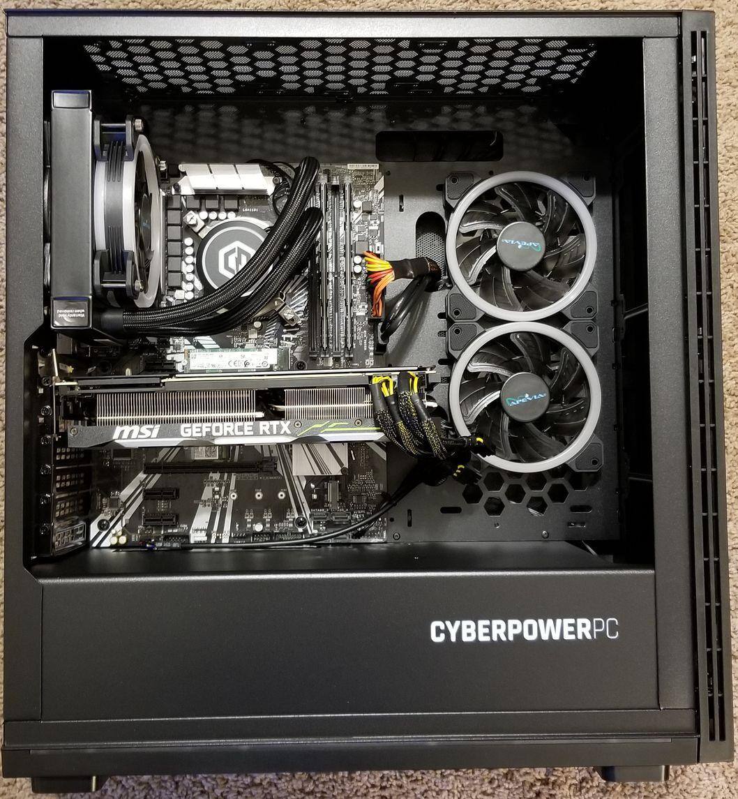 CyberPowerPC Gaming Desktop Intel Core i9 9900K 16GB Memory