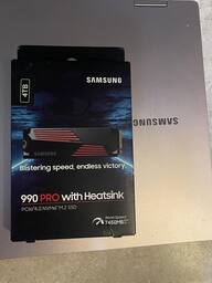 Samsung 990 PRO 4TB Internal SSD PCIe Gen 4x4 NVMe with Samsung 990 PRO 4TB Internal SSD PCIe Gen 4x4 NVMe with