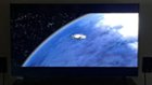 The void of space with the small highlights of stars still manage to stand out even when the TV is pushing peak brightness on the planet in the background. The ship also stands out and actually appears to be realistically reflecting the light., click to load a larger version