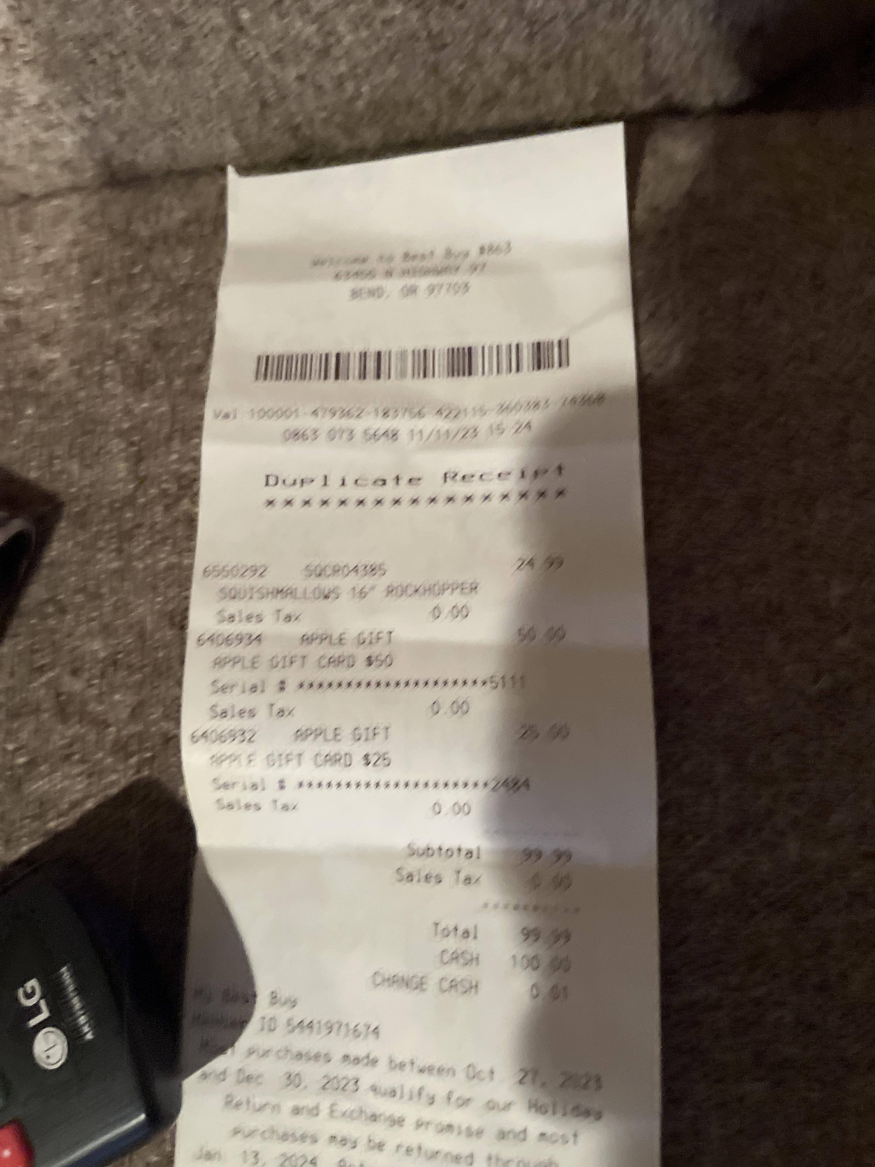 Customer provided, click to load a larger version