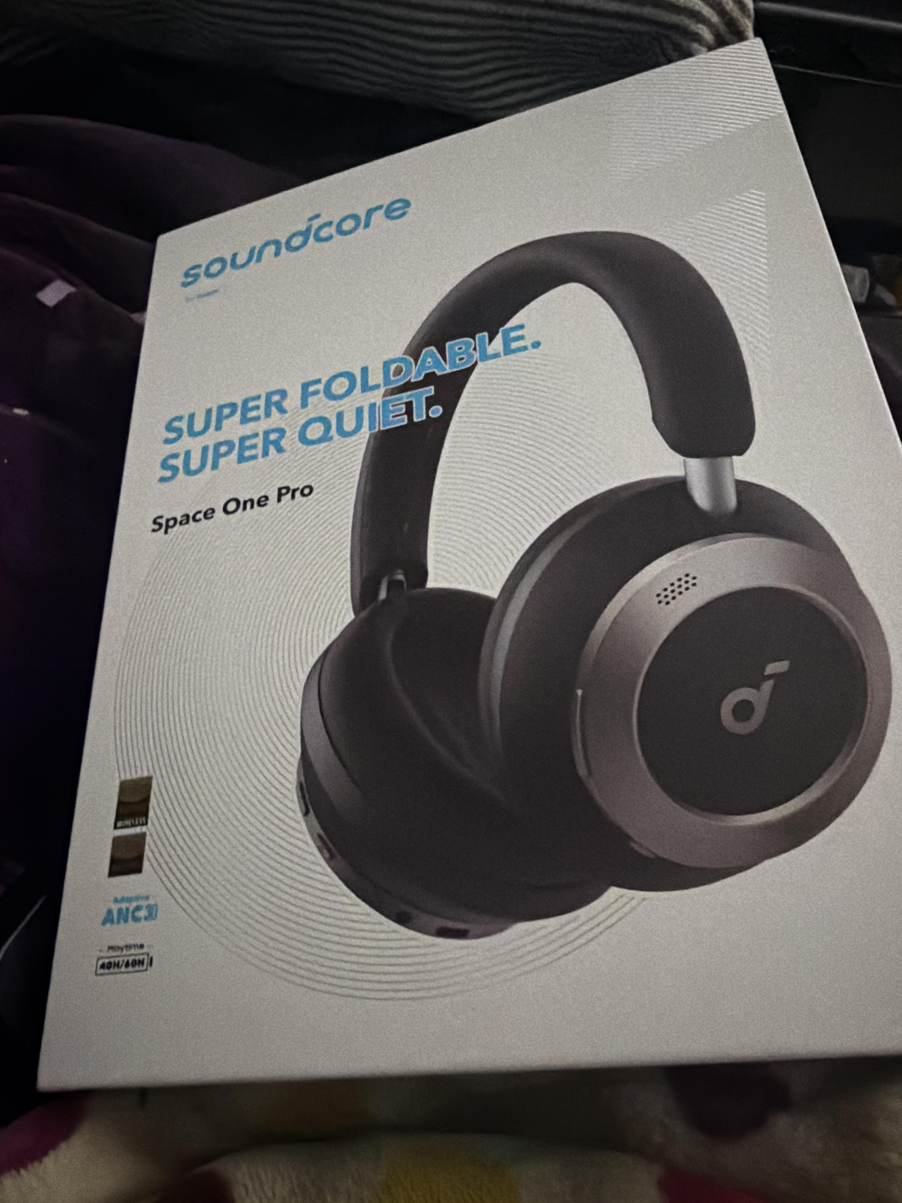 Soundcore by Anker Space One Pro True Wireless Over the Ear Noise