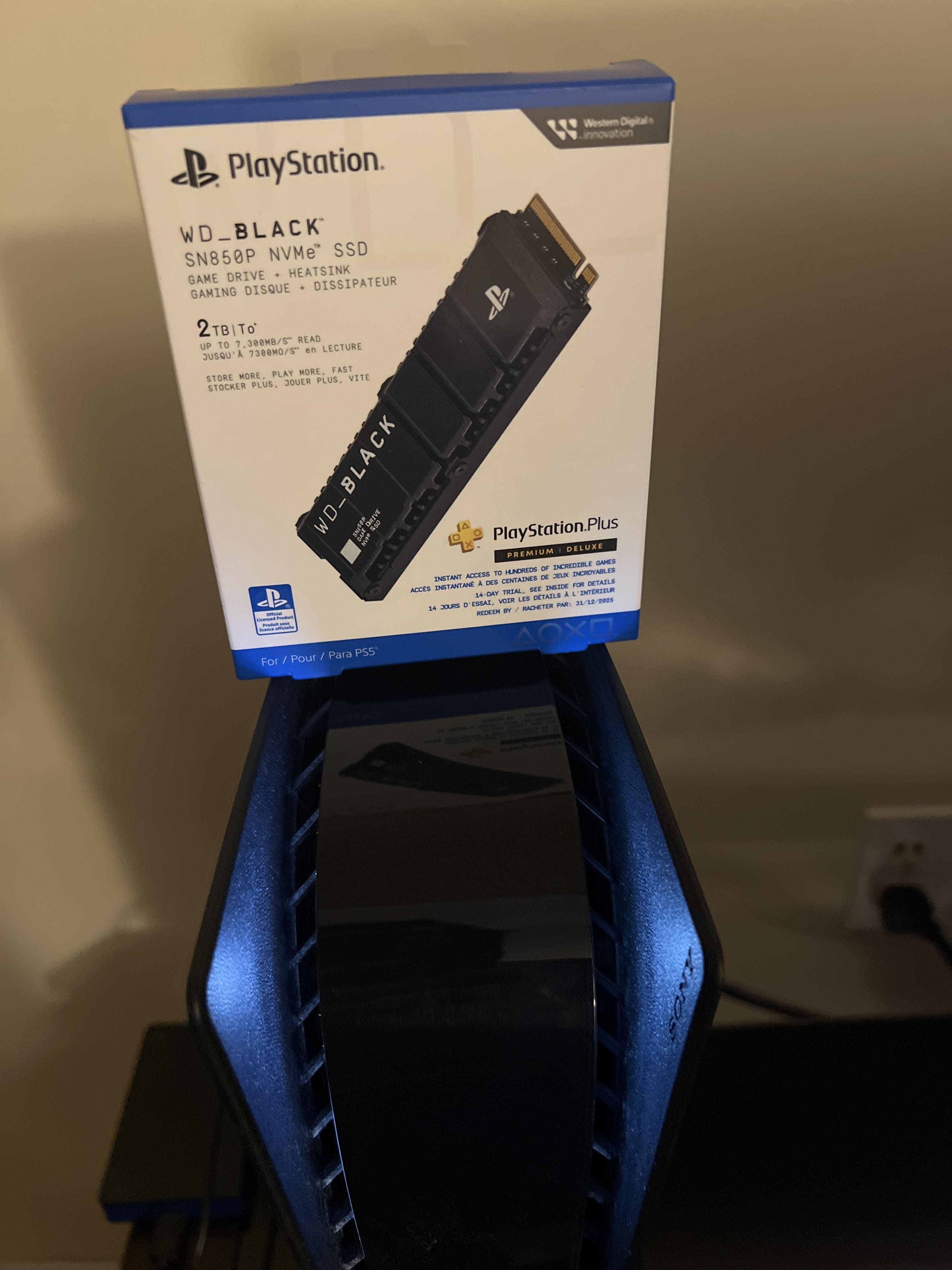 WD BLACK SN850P 2TB Internal SSD PCIe Gen 4 x4 with Heatsink for