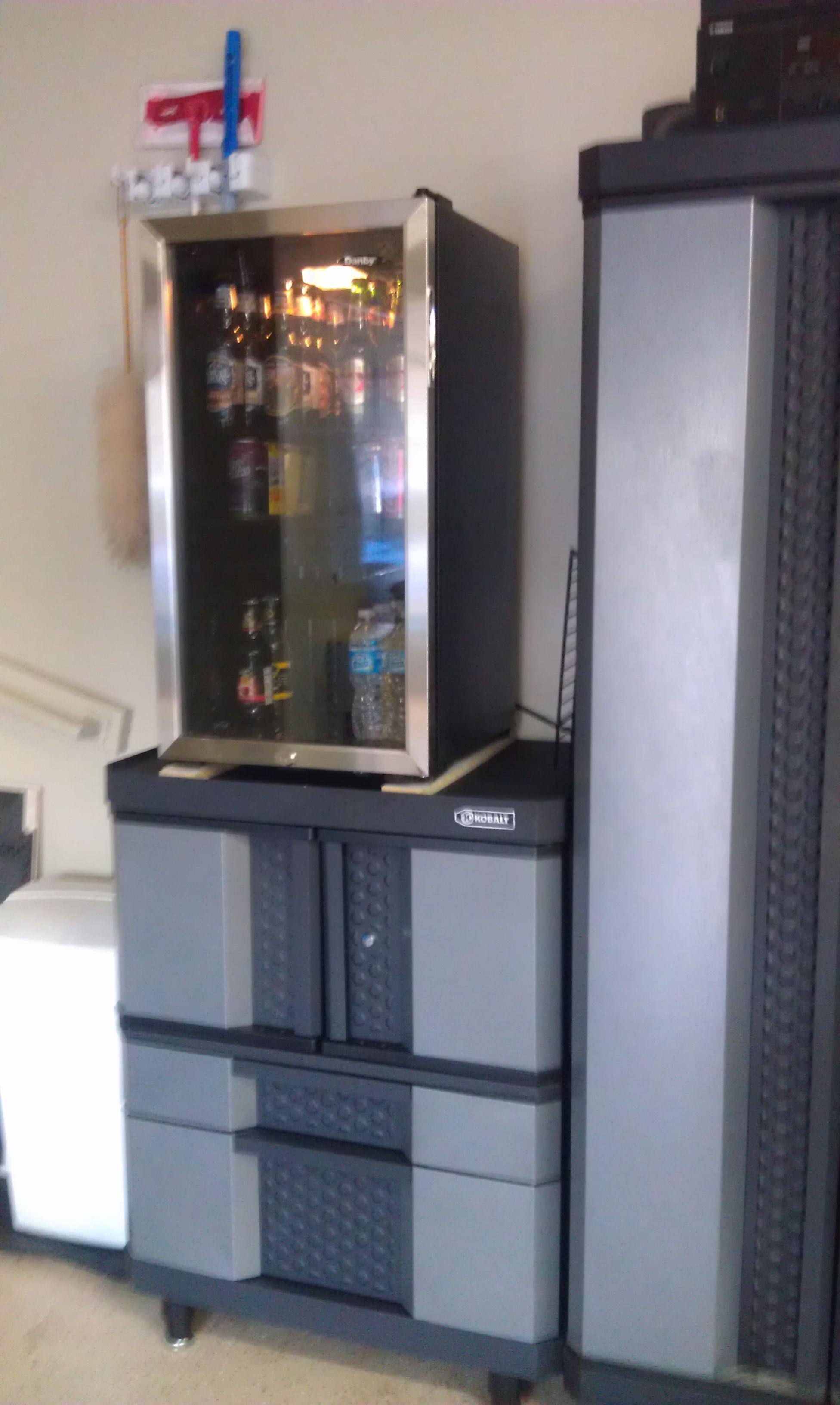 My wife calls it my "dude fridge", click to load a larger version