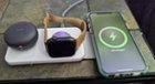 Charging some earbuds, an Apple Watch and iPhone all at the same time., click to load a larger version