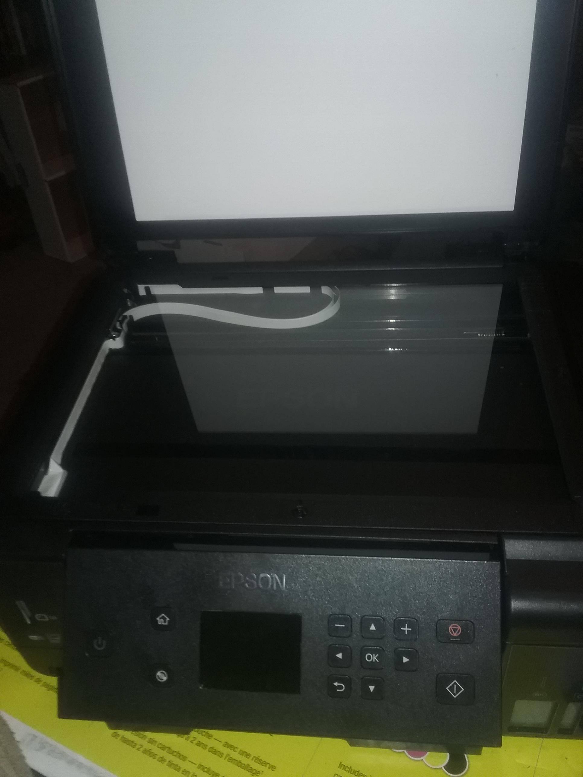 The front of the printer, click to load a larger version