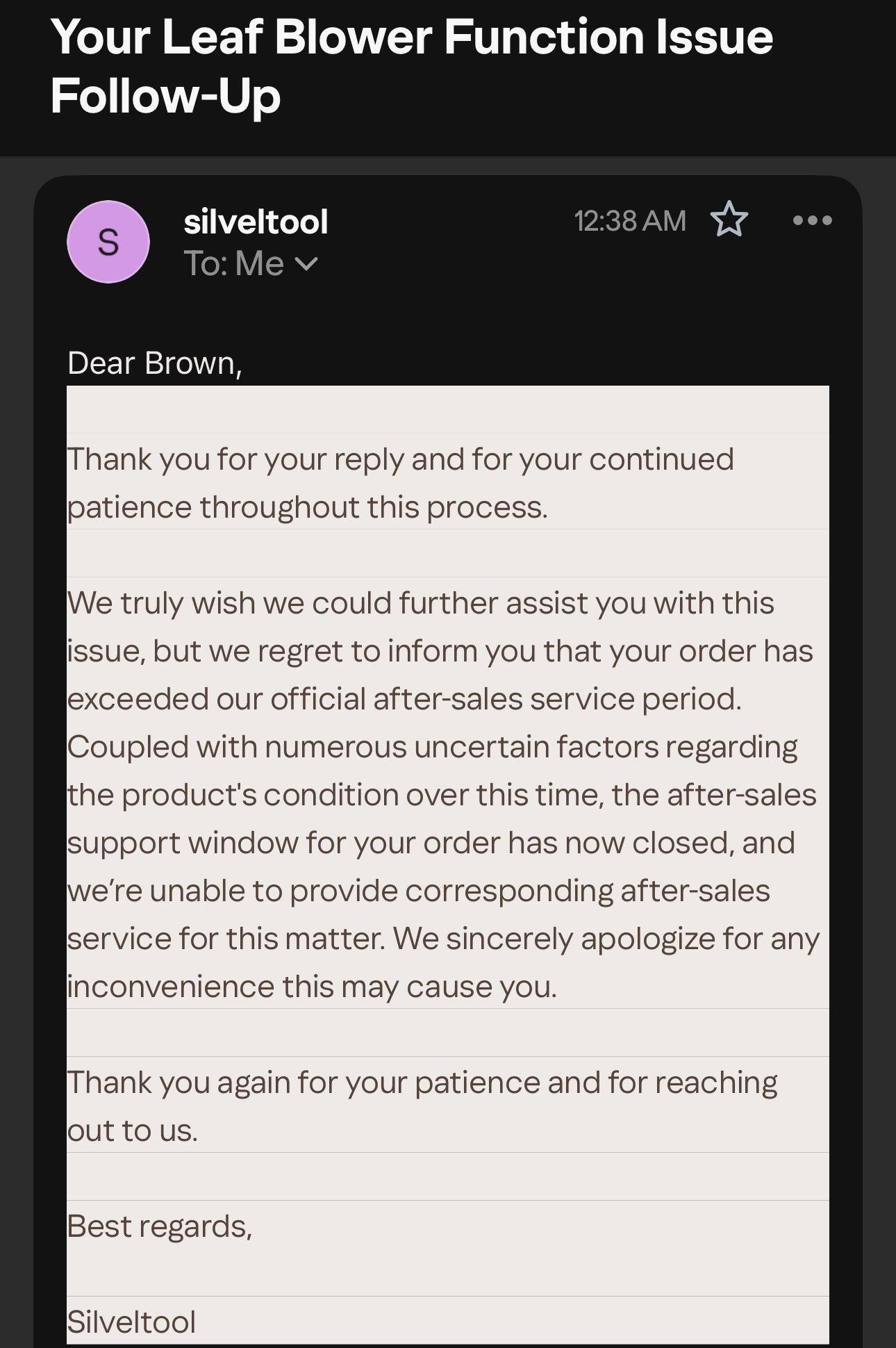 Customer provided image, click to load a larger version