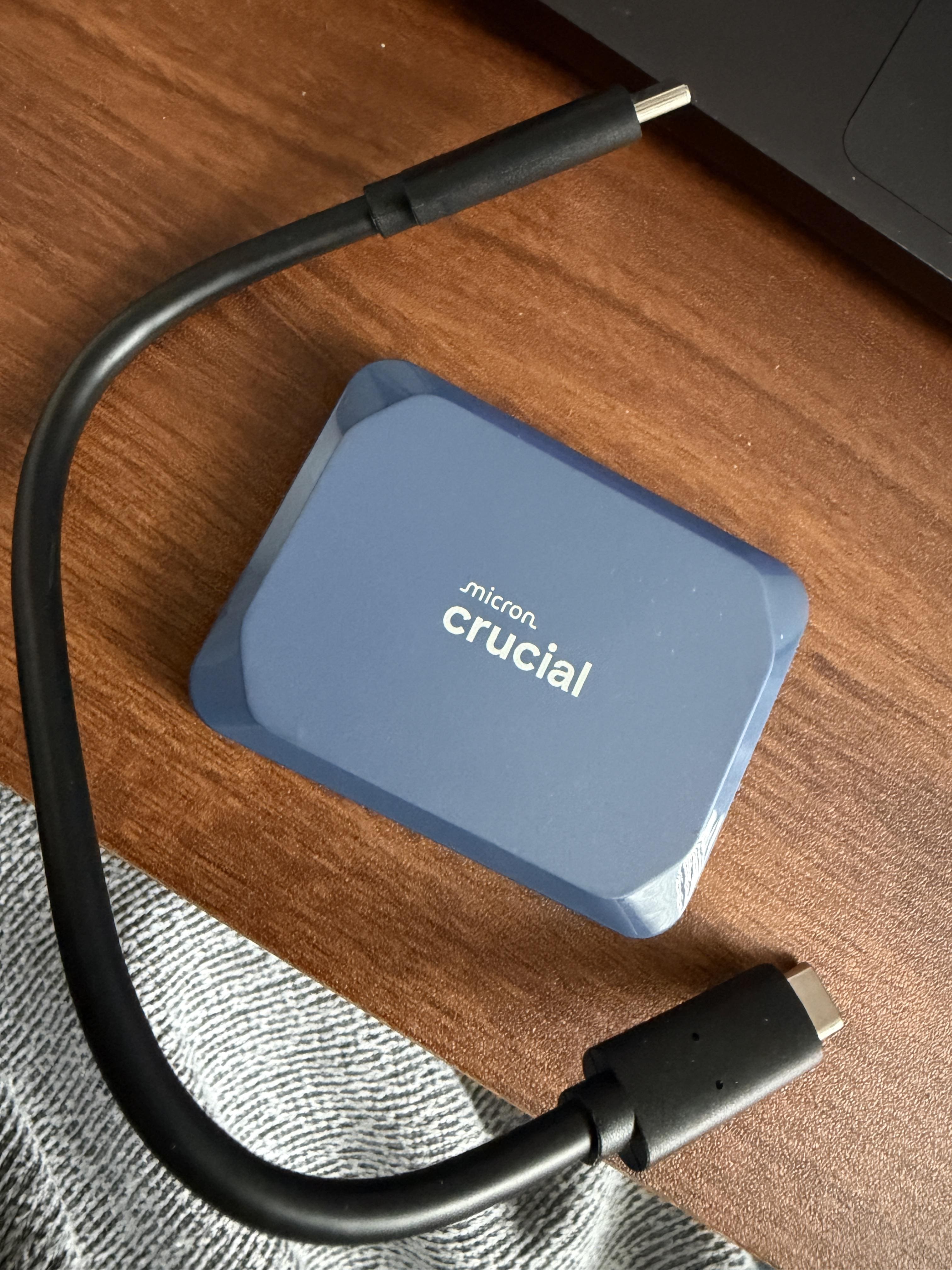 Crucial X10 4TB External USB C SSD Blue CT4000X10SSD9 - Best Buy