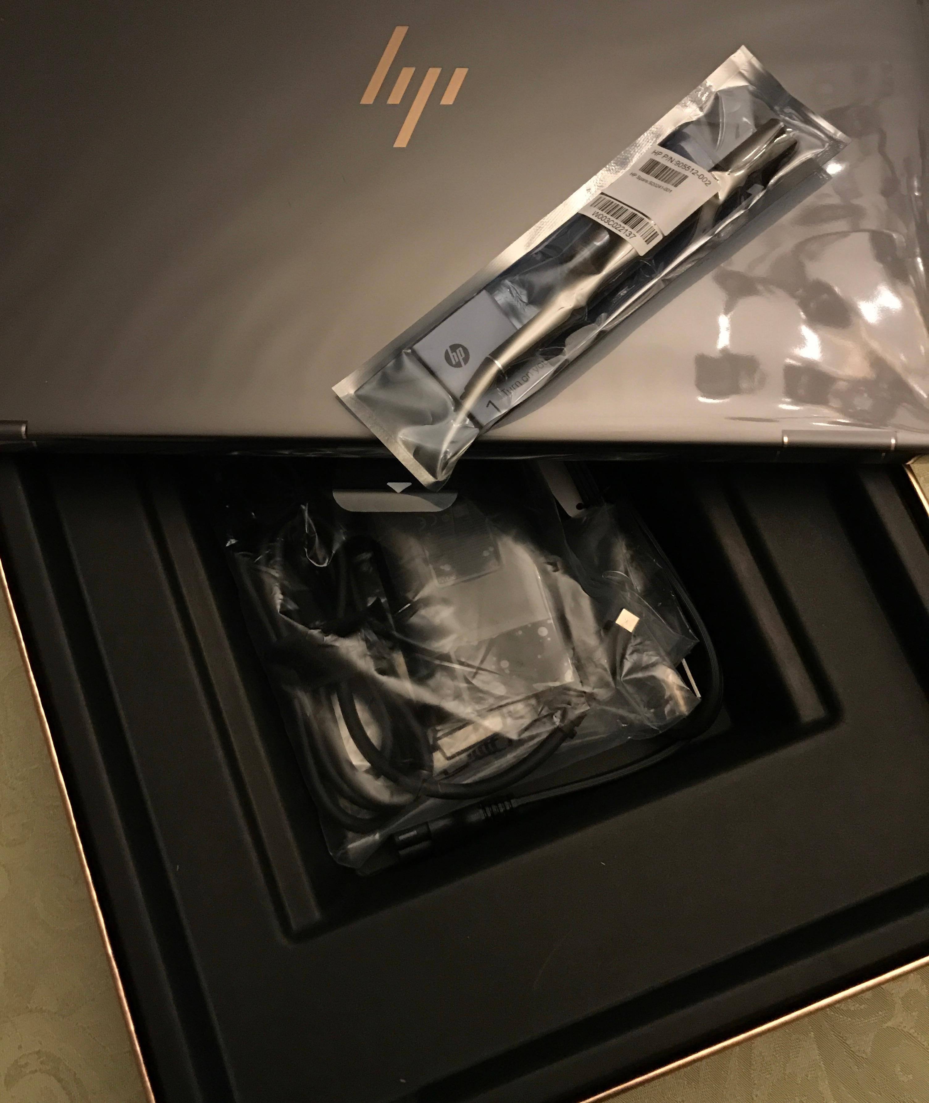 Laptop, Pen, AC Charger, click to load a larger version