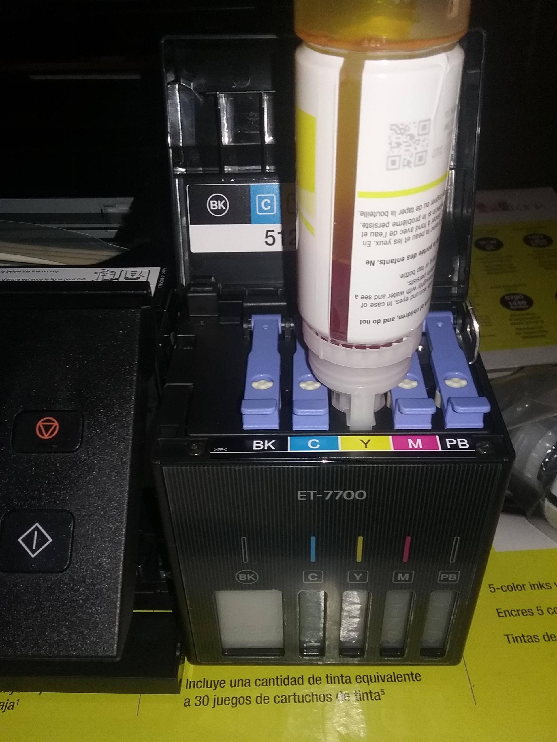 The ink filling process, click to load a larger version