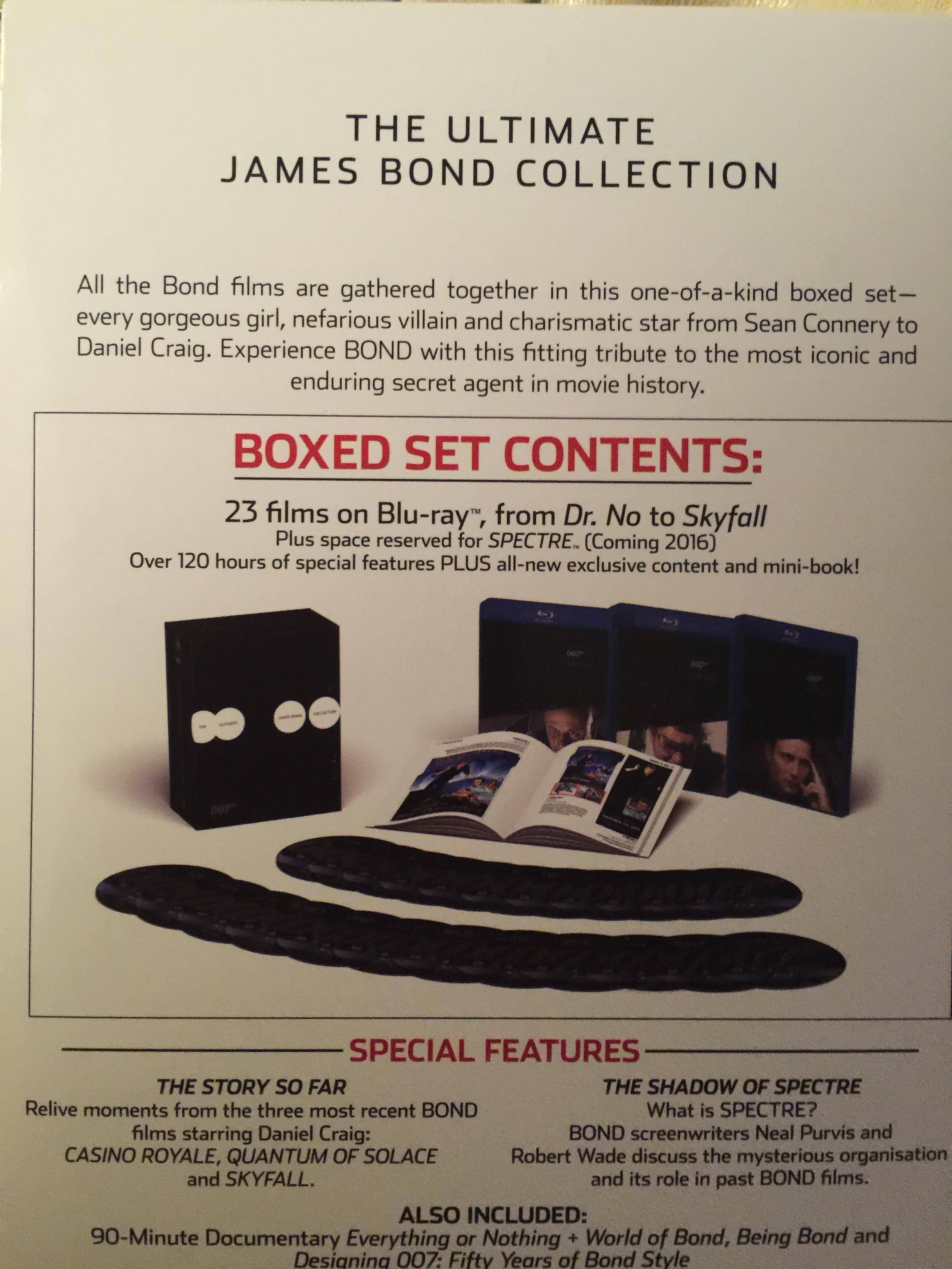 Bond Collection (Back), click to load a larger version