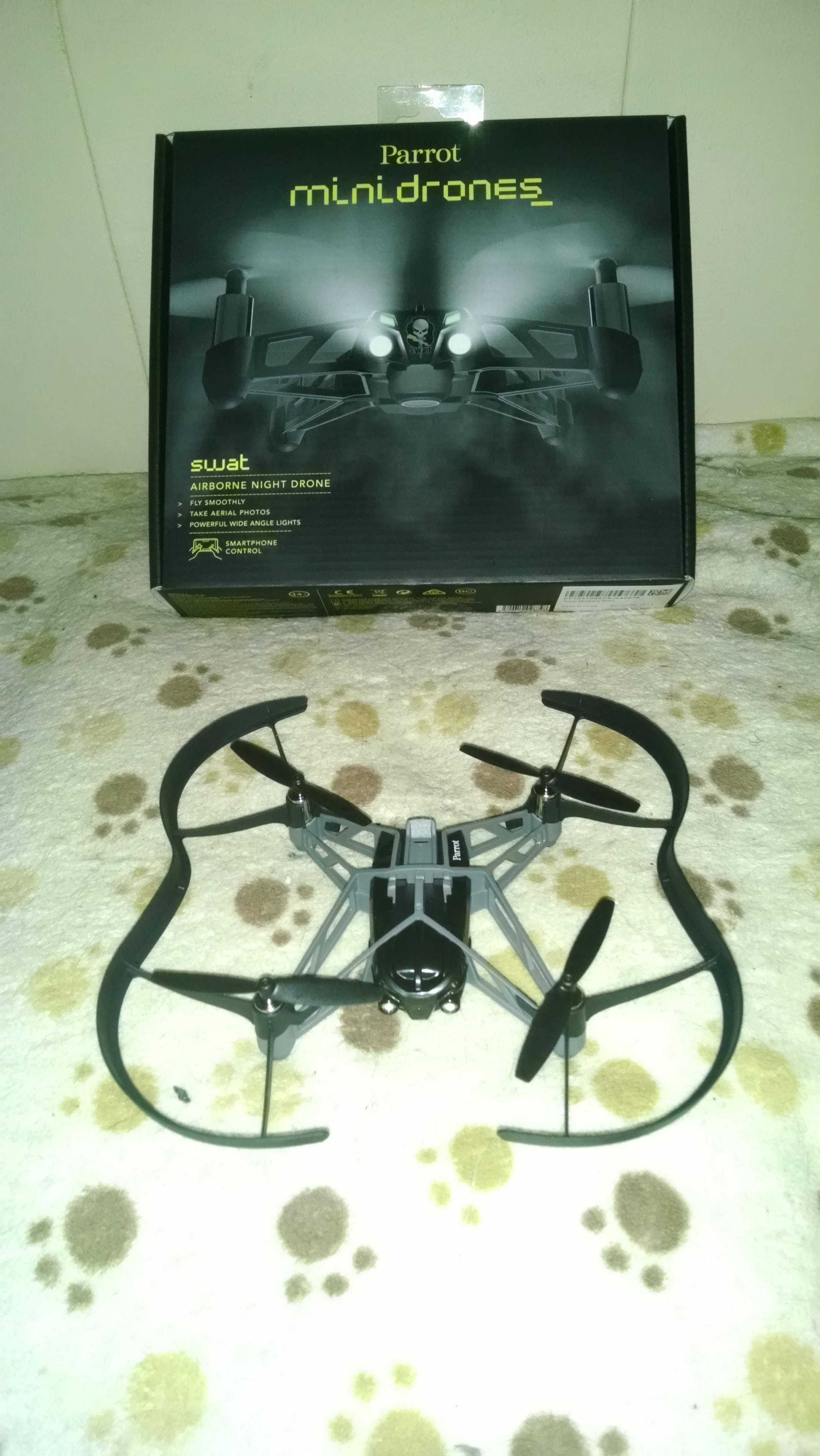Parrot Mini Drone Swat w/Bumpers On, click to load a larger version