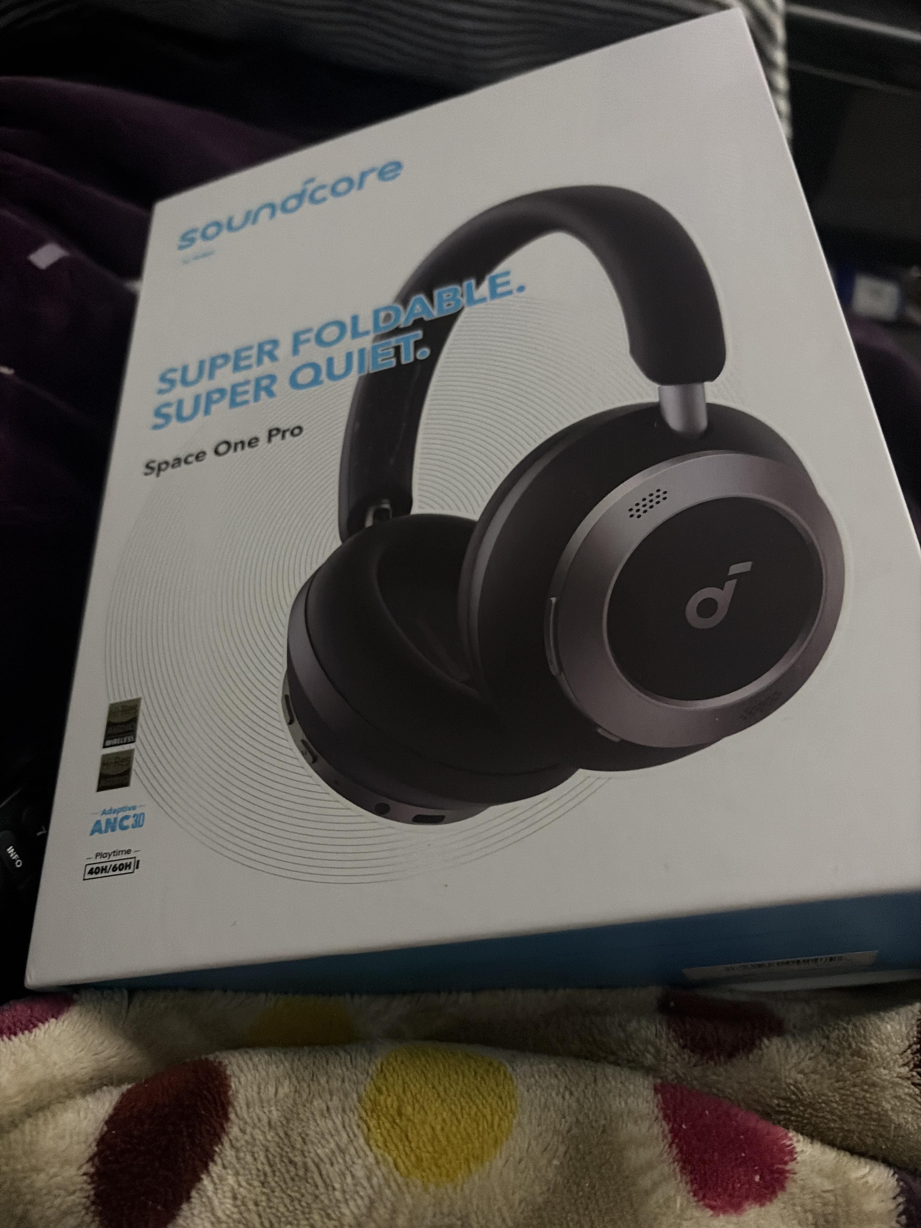 Soundcore by Anker Space One Pro True Wireless Over the Ear Noise