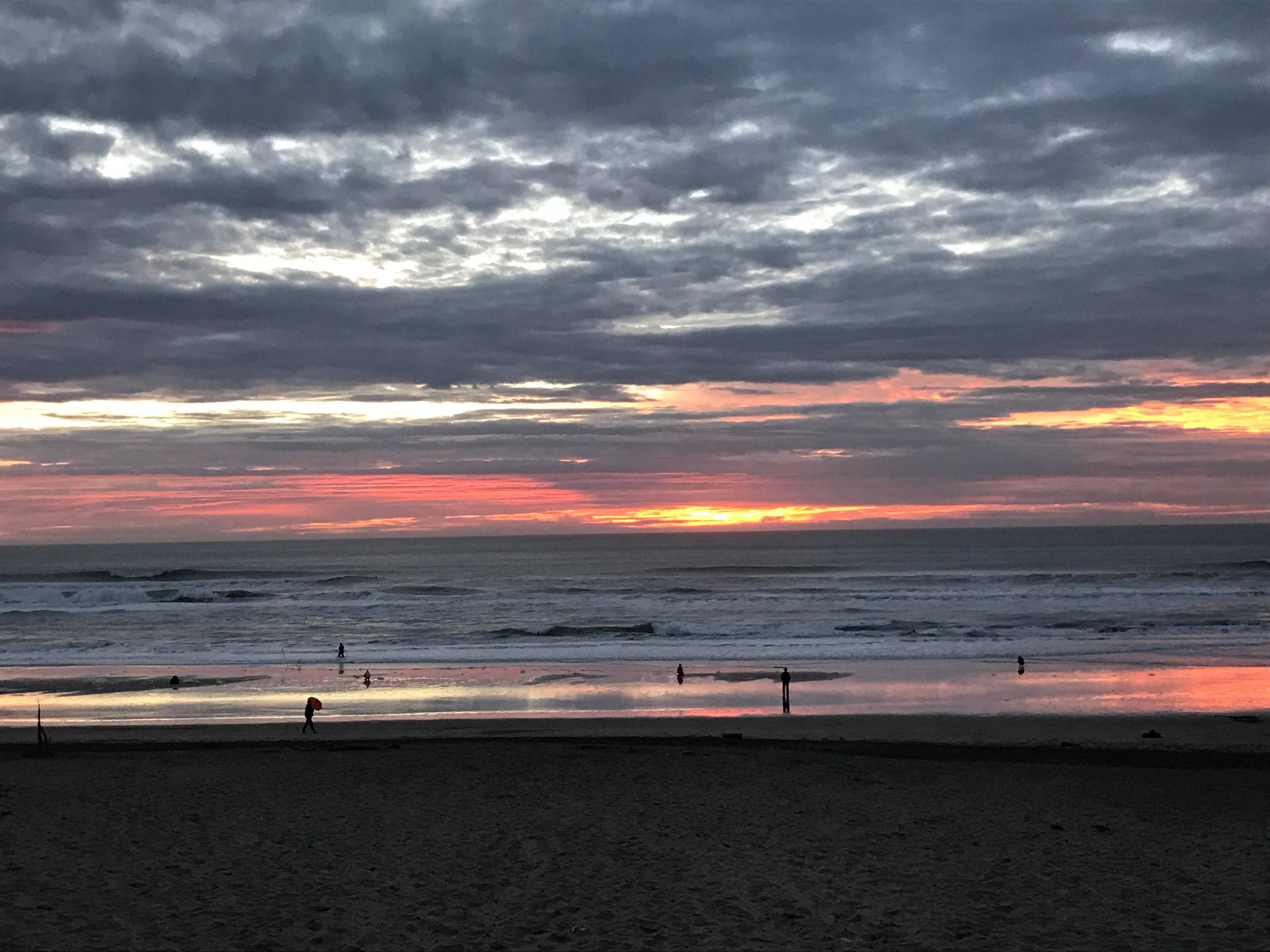 The sunset at Ocean Beach, click to load a larger version