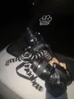 Here's the tripod ready to take video of fireworks, click to load a larger version