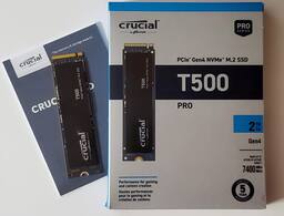 Crucial T500 2TB Internal SSD PCIe Gen 4x4 NVMe M.2 Crucial T500 2TB Internal SSD PCIe Gen 4x4 NVMe M.2