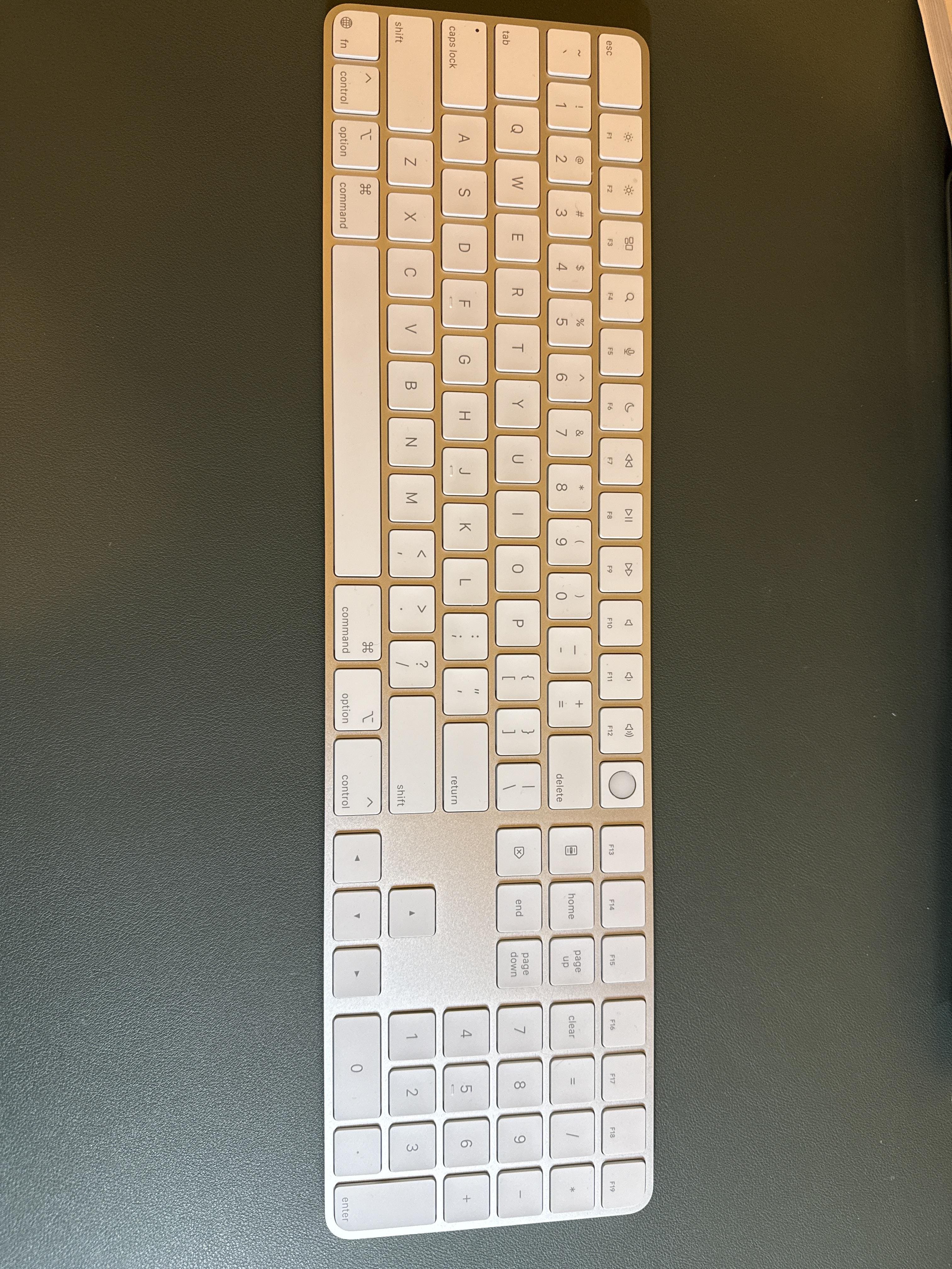 Magic Keyboard with Touch ID and Numeric Keypad for Mac models