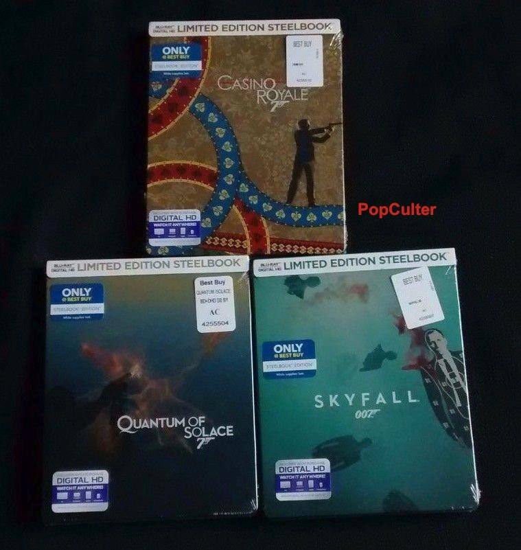 Awesome BestBuy Exclusive James Bond Steelbook Artwork, click to load a larger version