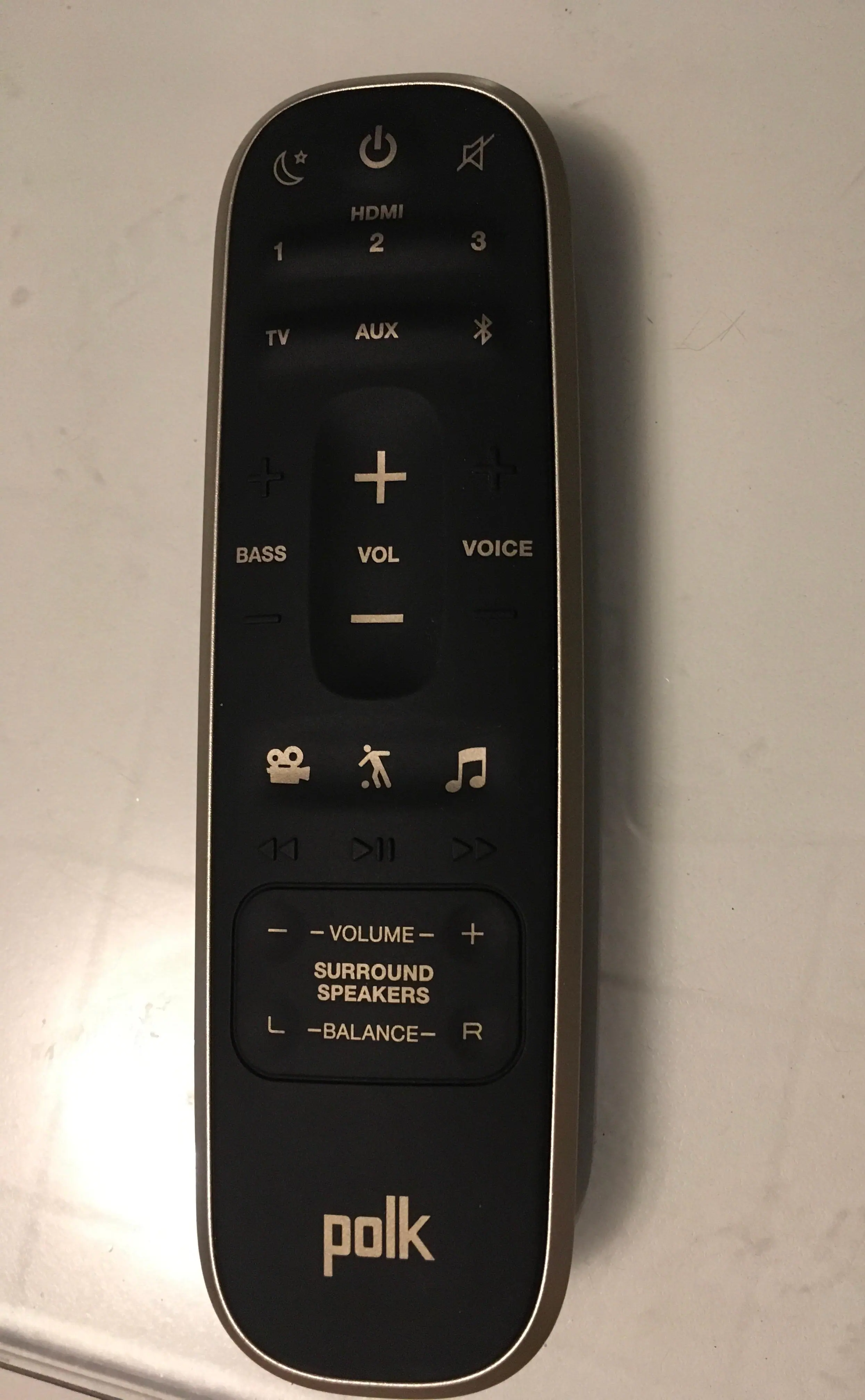 Nice layout, but whole remote is squishy, click to load a larger version