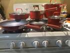 Ninja Foodi NeverStick Vivid Oven Safe 10 Pc Pots & Pans Cookware Set,  Crimson, 1 Piece - Harris Teeter