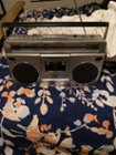 ION Audio Boombox Deluxe Stereo with Bluetooth AM/FM Radio Cassette Dual  Speakers Full-Range Bass & Mic