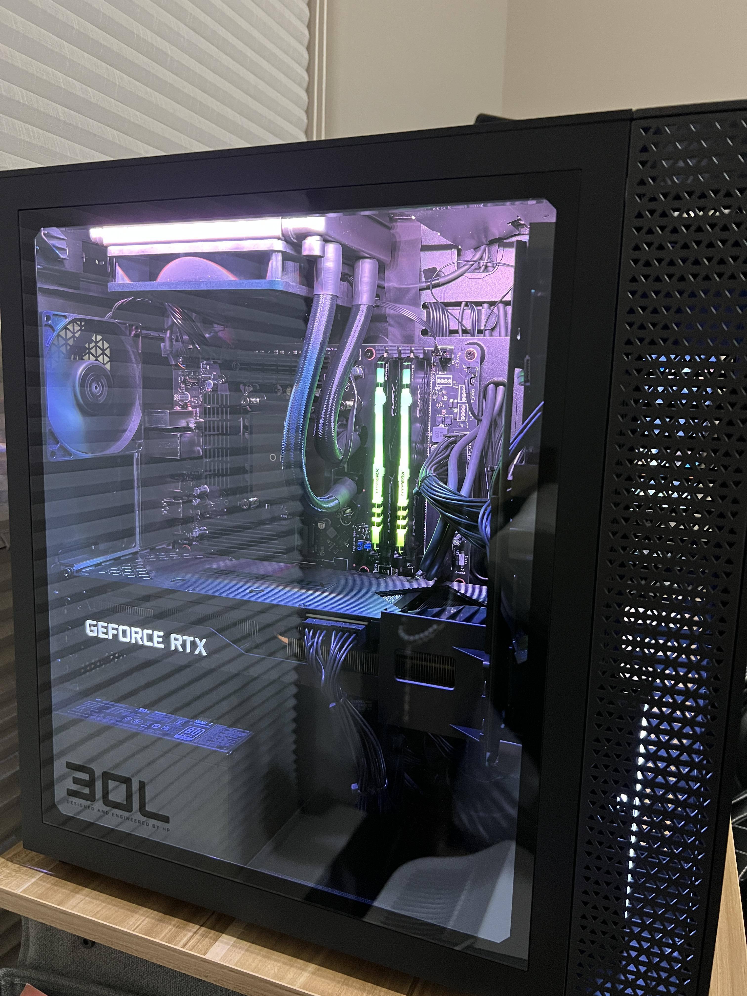 HP OMEN Gaming Desktop AMD Ryzen 7 5800X 16GB HyperX Memory NVIDIA