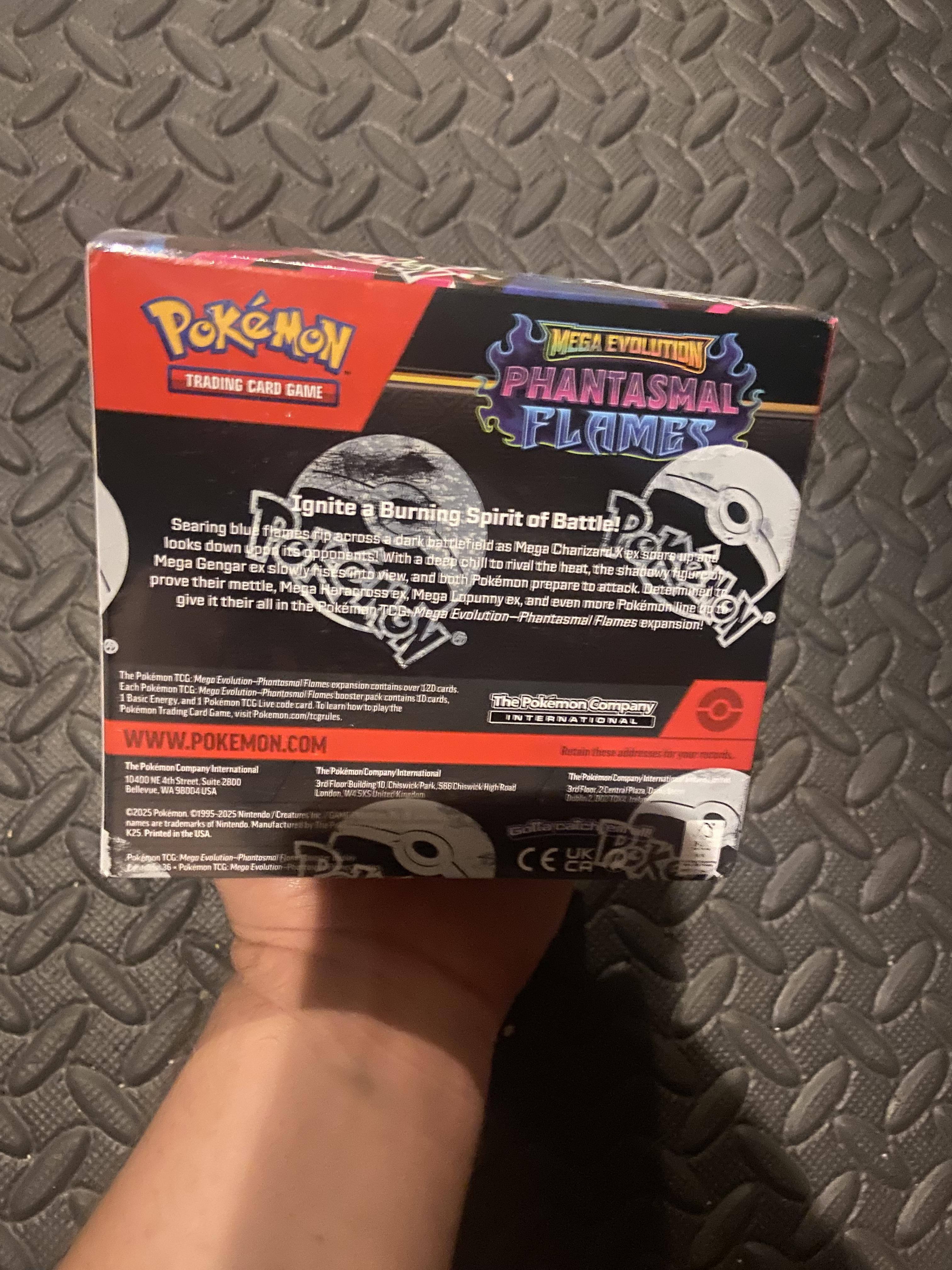 Pokmon Trading Card Game: Mega Evolution Phantasmal Flames Booster Box (36  Packs) 10-10190-119 - Best Buy