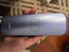 Front of device, light indicators for strength and mode, click to load a larger version