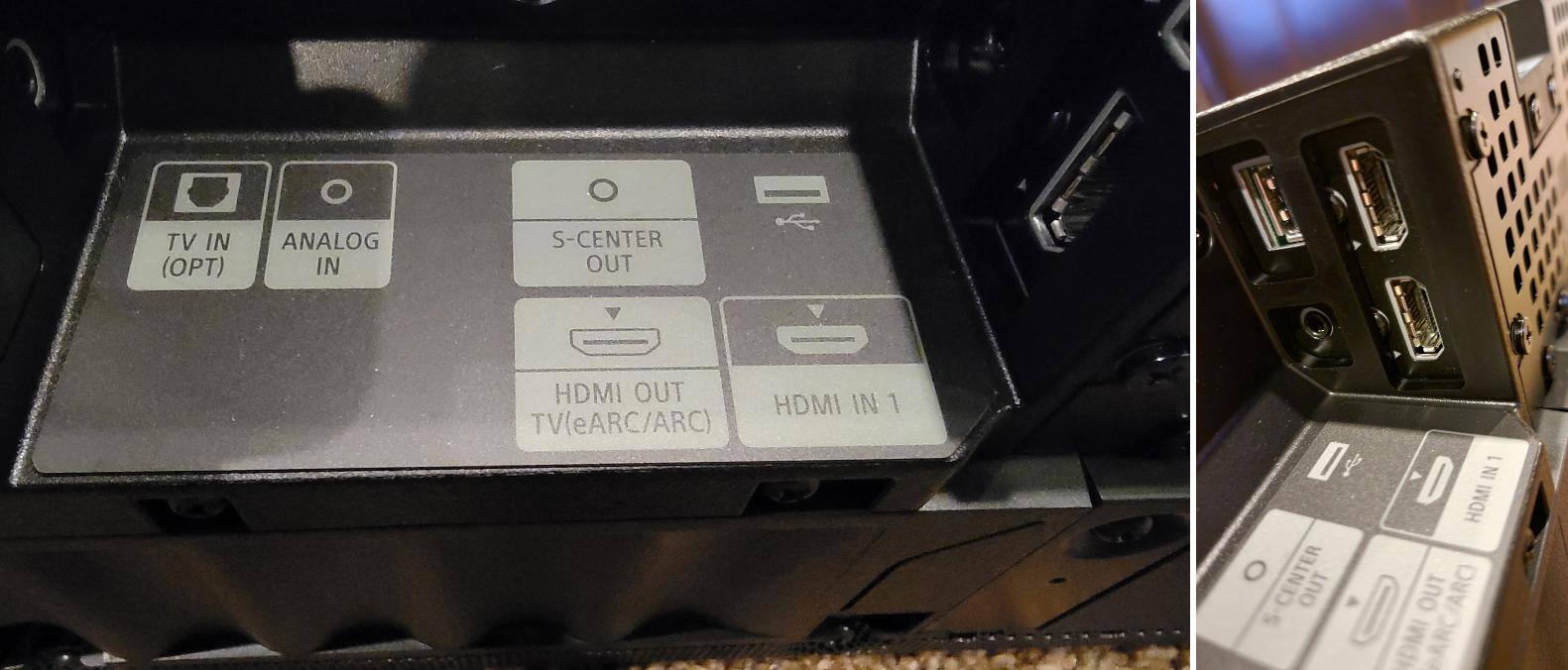 Rear ports, click to load a larger version