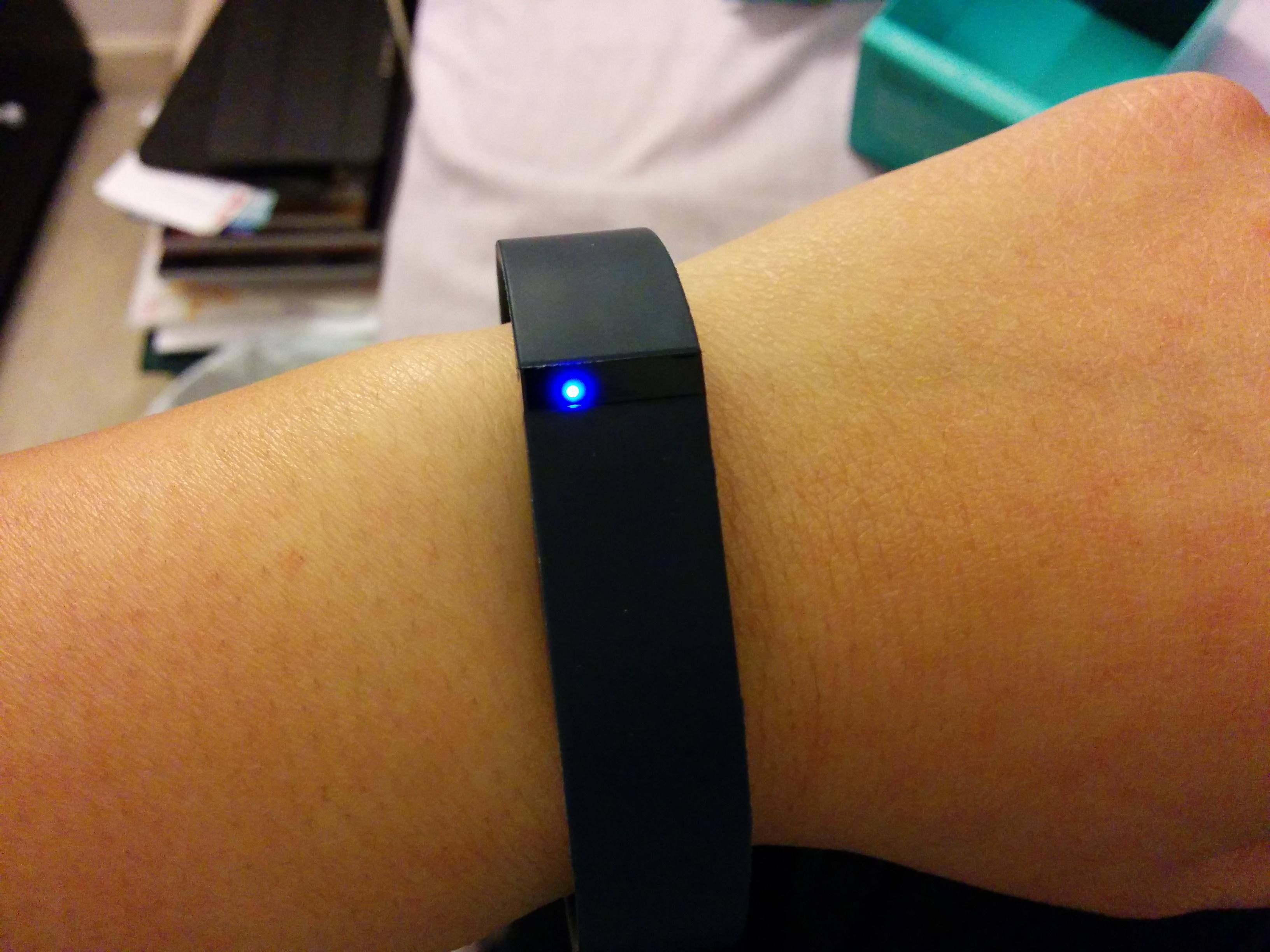 Navy blue band changed indicator lights to blue!, click to load a larger version