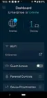 Android App experience on completed setup, click to load a larger version