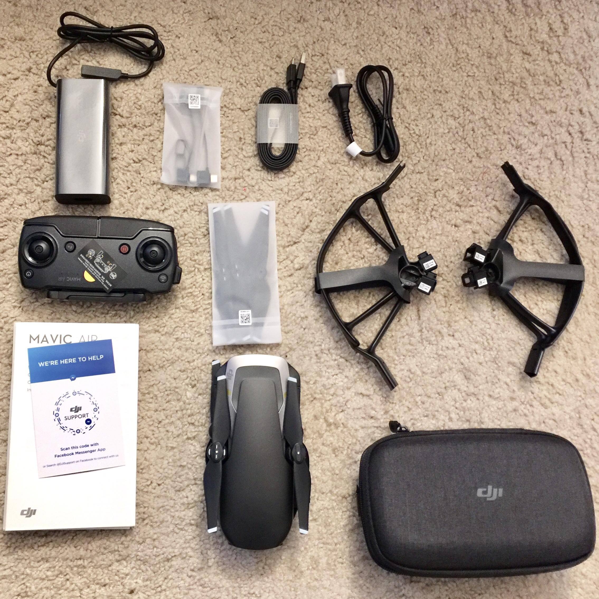 Mavic Air Unboxed, click to load a larger version