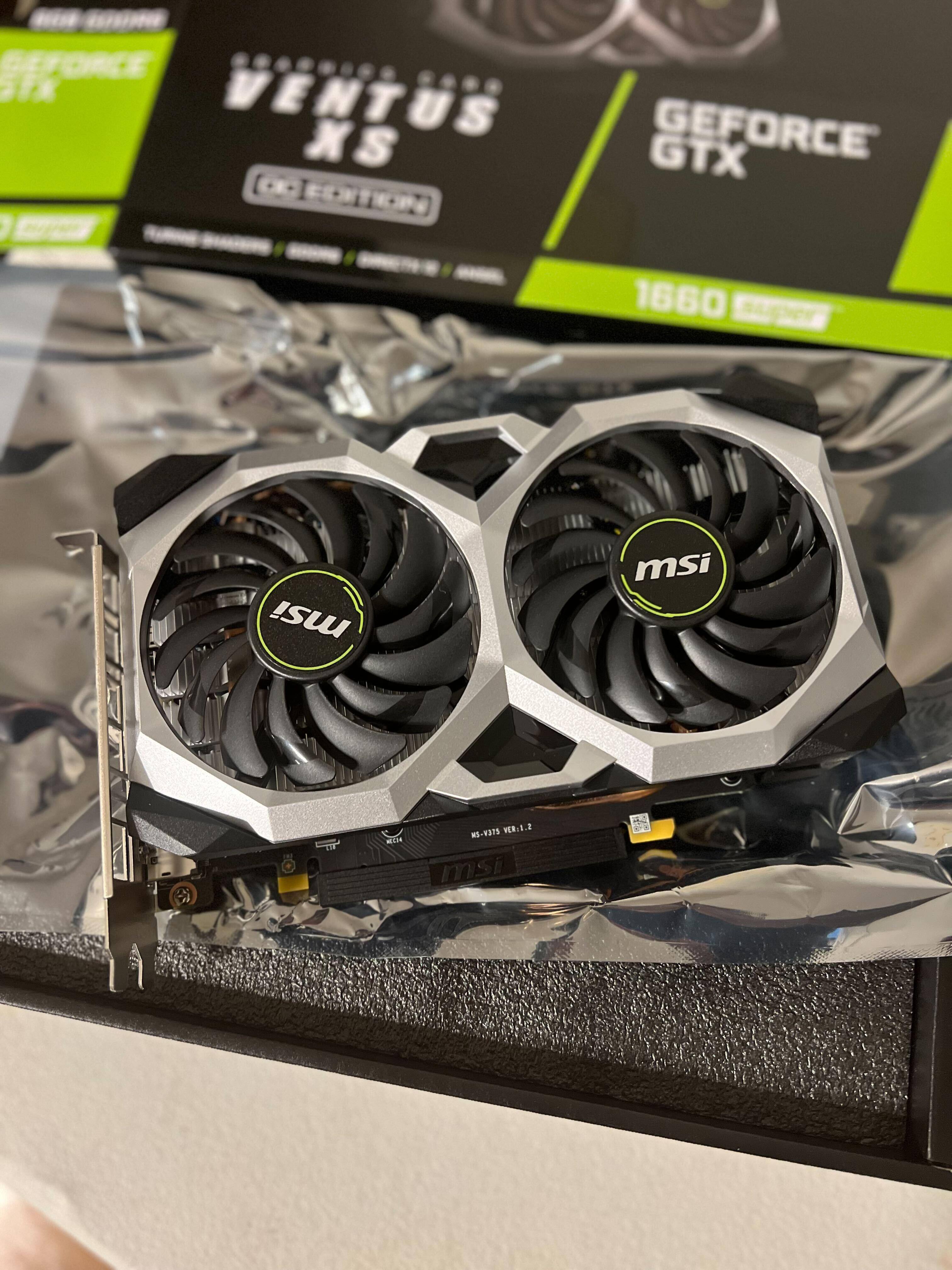 MSI NVIDIA GeForce GTX 1660 Super Ventus XS OC 6GB GDDR6 PCI