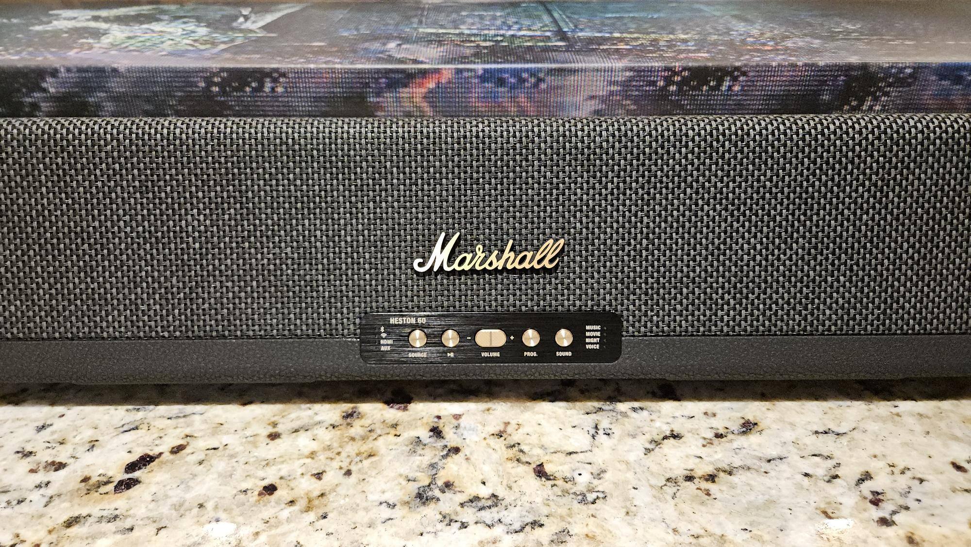 Top of sound bar control area, click to load a larger version