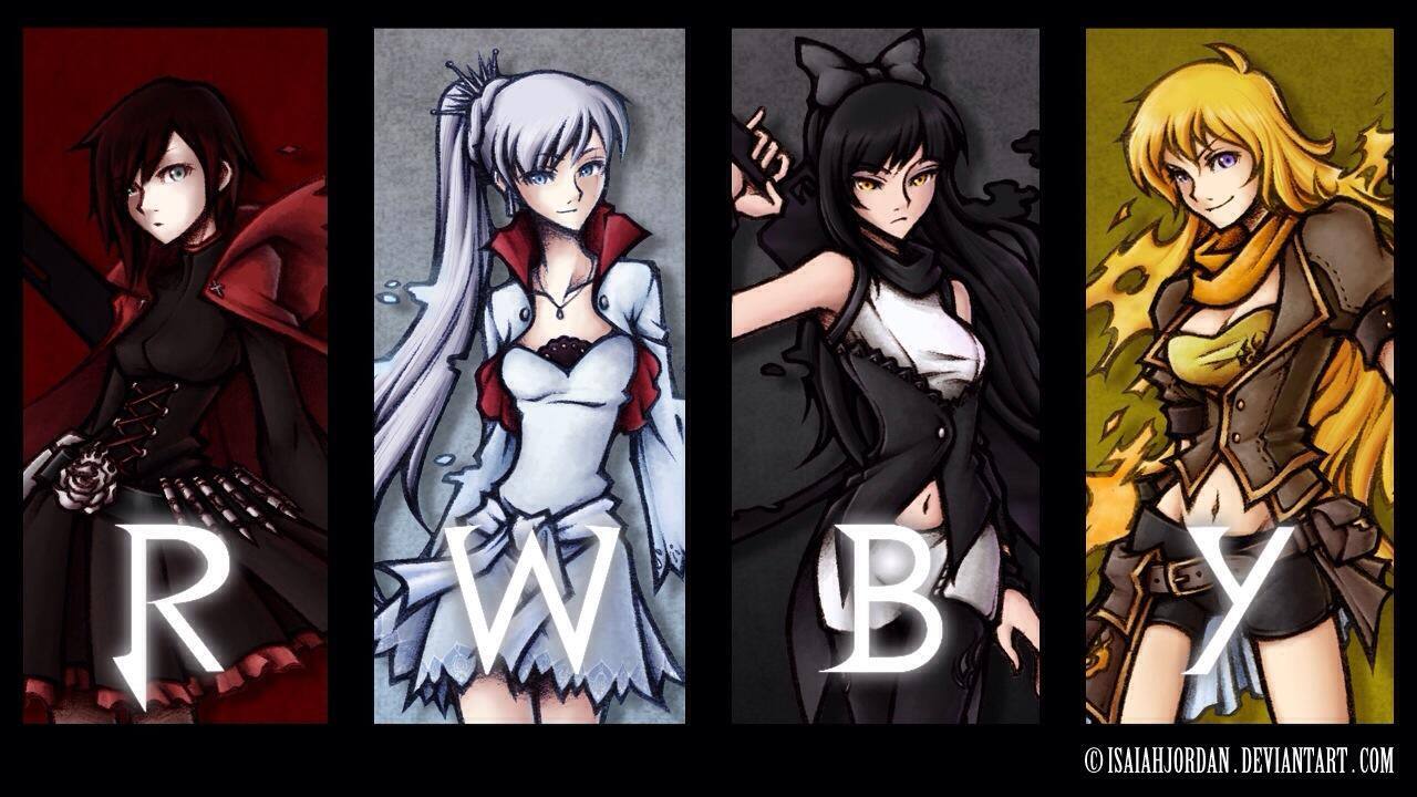 Team RWBY, click to load a larger version