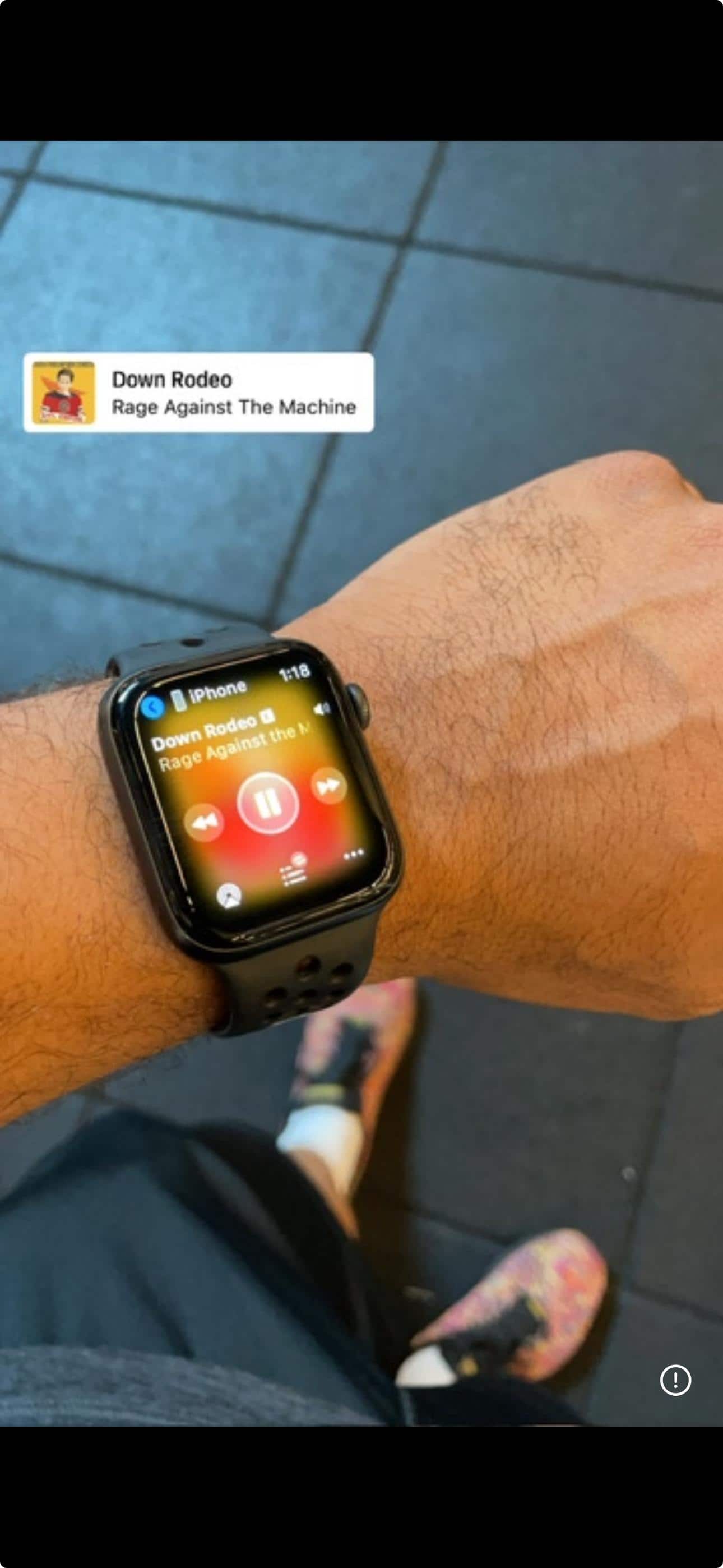 Apple Watch Nike Series 5 (GPS) 44mm Aluminum Case with Anthracite