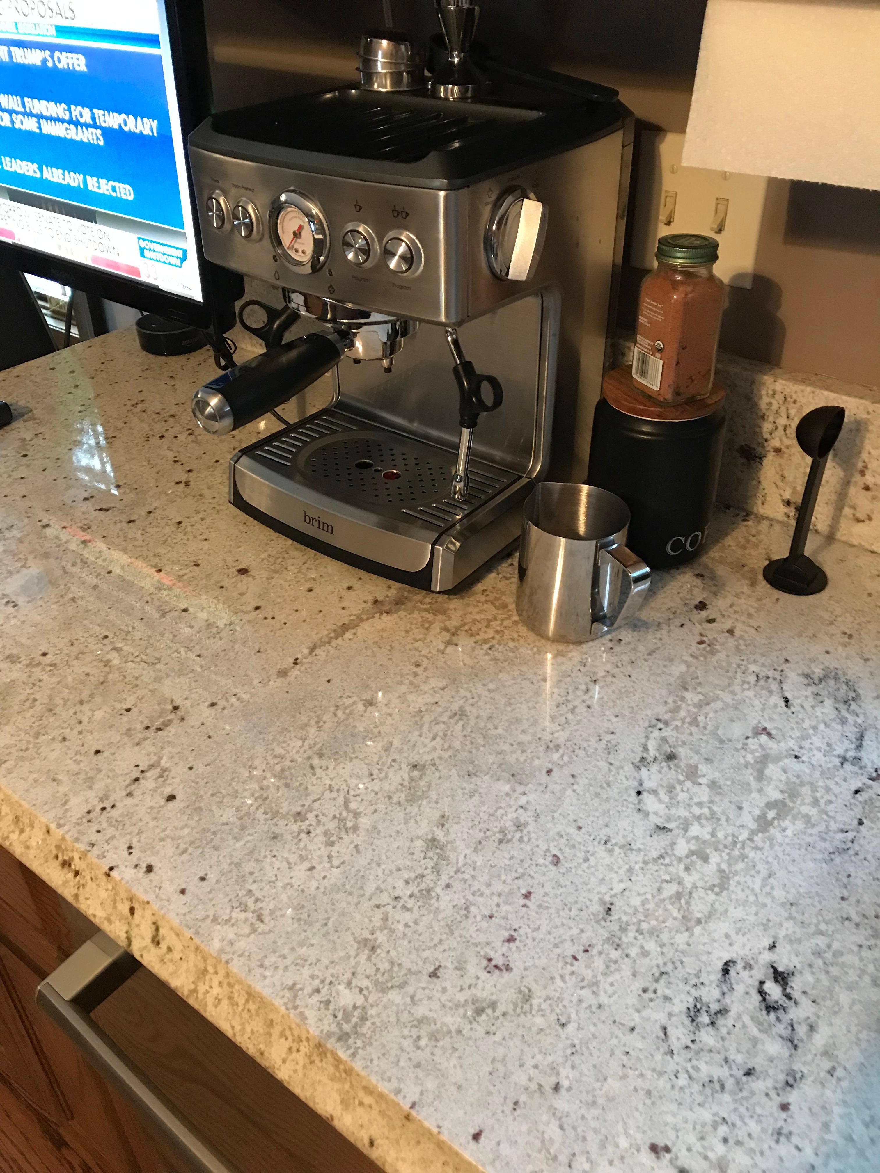 Looks great on counter, click to load a larger version