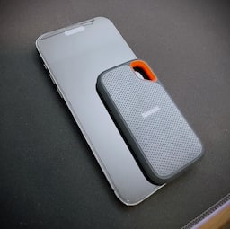 SanDisk Extreme Portable 4TB External USB C NVMe SSD Black SanDisk Extreme Portable 4TB External USB C NVMe SSD Black