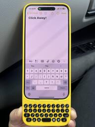 Clicks Keyboard for Apple iPhone 15 Pro Max BumbleBee CK Clicks Keyboard for Apple iPhone 15 Pro Max BumbleBee CK