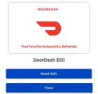 DoorDash $100 Gift Card [Digital] $100 DOORDASH DIGITAL .COM