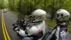 VIRB on helmet, click to load a larger version