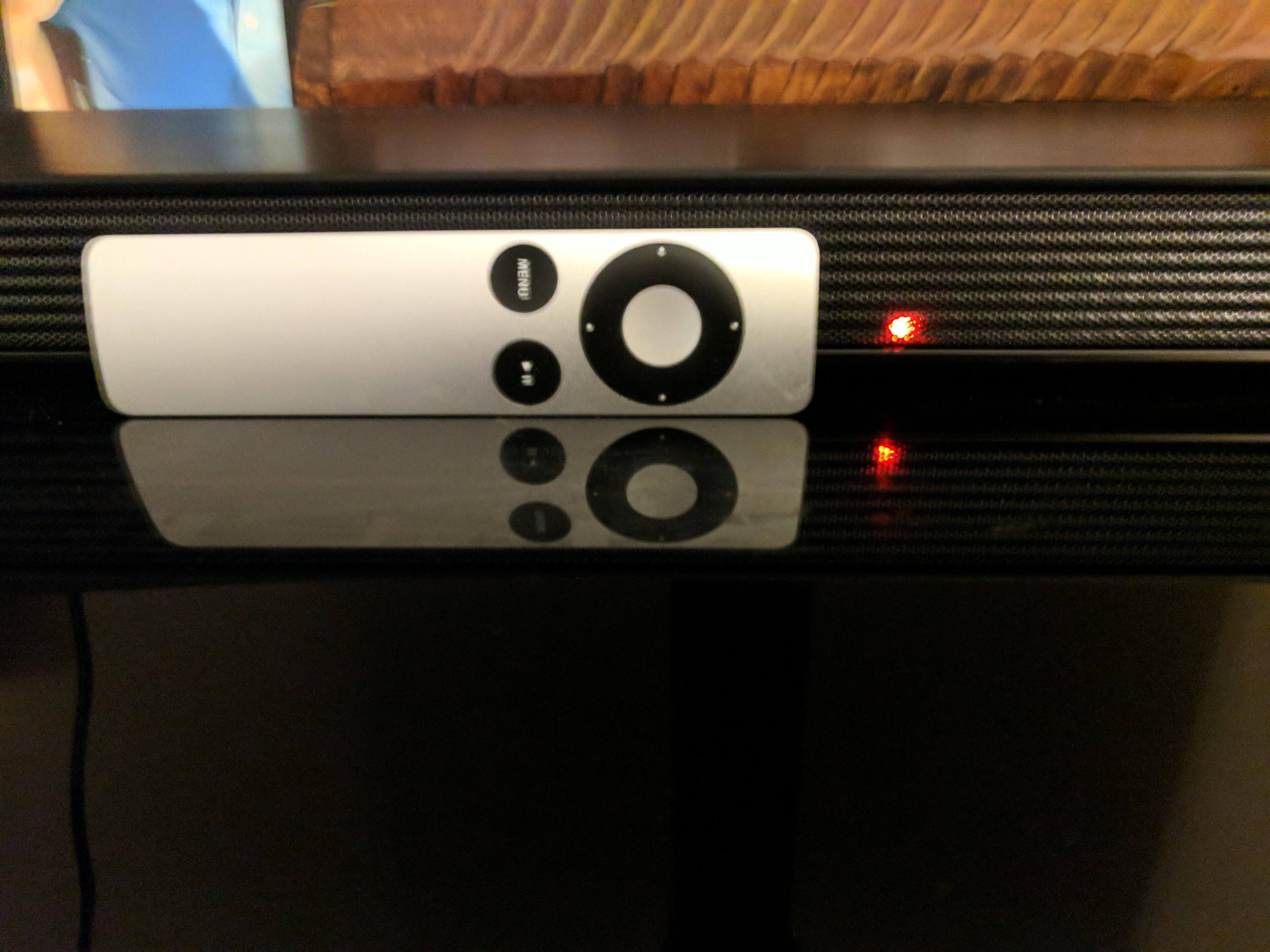 Showing height compared to Apple TV remote, click to load a larger version