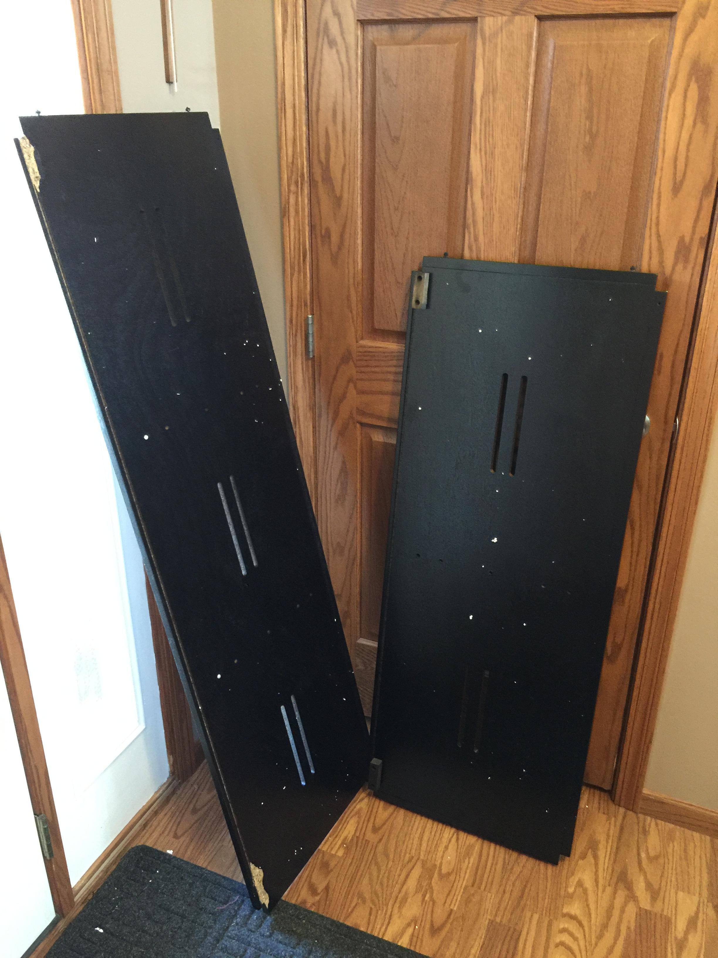 Broken on left, incorrect replacement on right., click to load a larger version