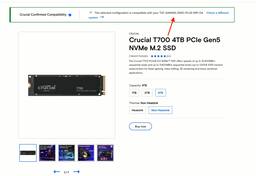 Crucial T700 4TB Internal SSD PCIe Gen 5x4 NVMe Crucial T700 4TB Internal SSD PCIe Gen 5x4 NVMe