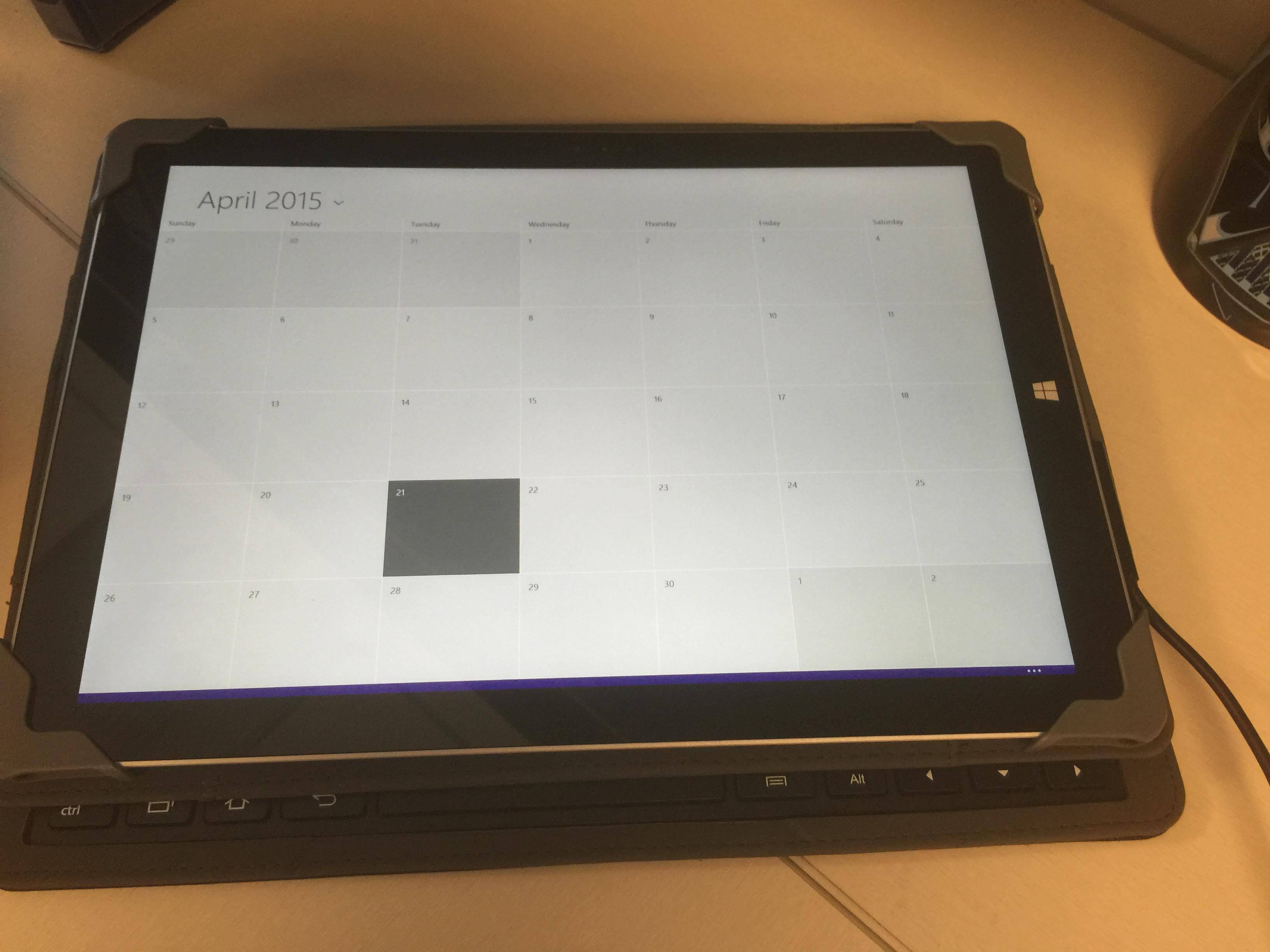 Case folded to allow access to tablet, click to load a larger version