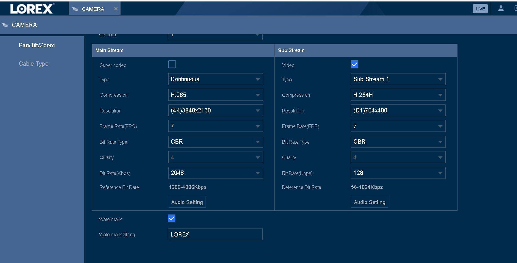 Camera Options, click to load a larger version