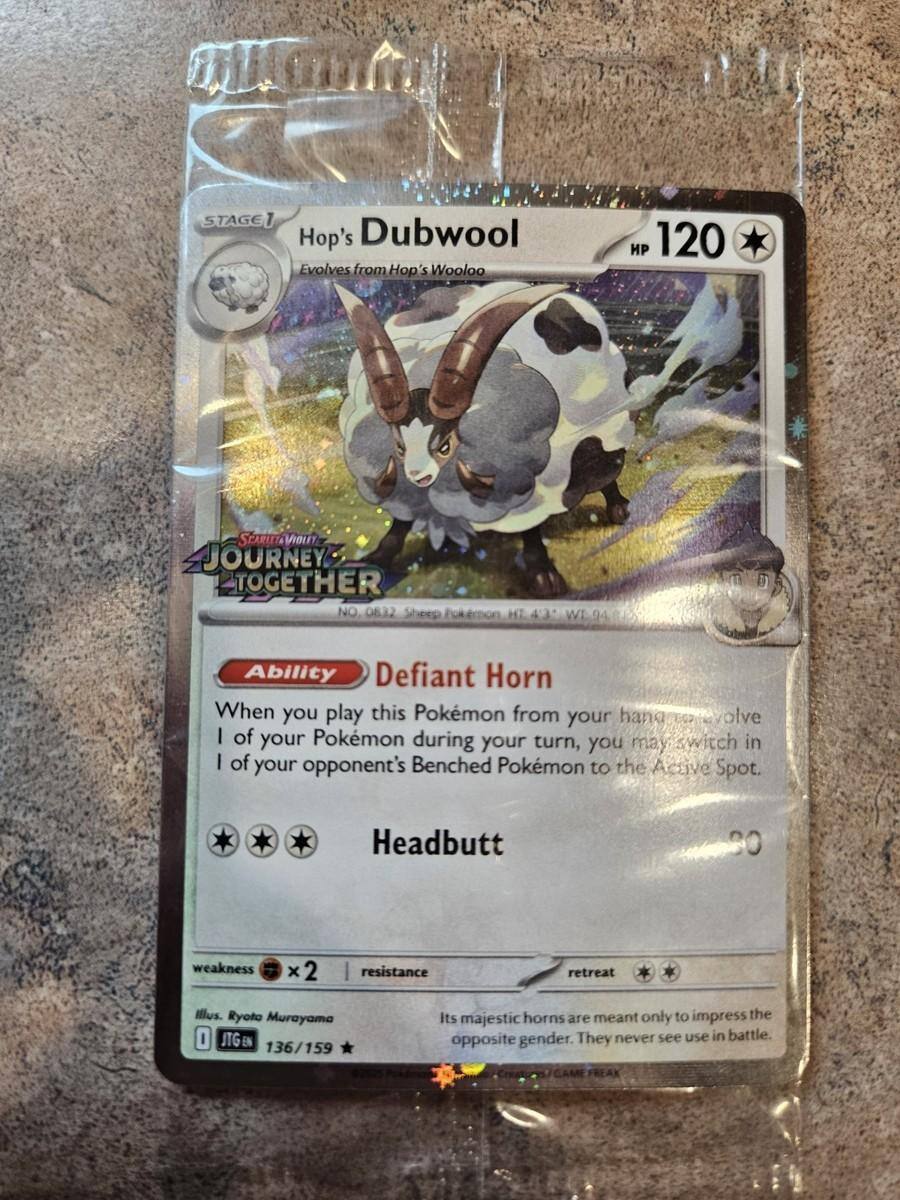 Pokmon TCG: SV09 Promo Card (Hop's Dubwool) 80-10093-101 - Best Buy
